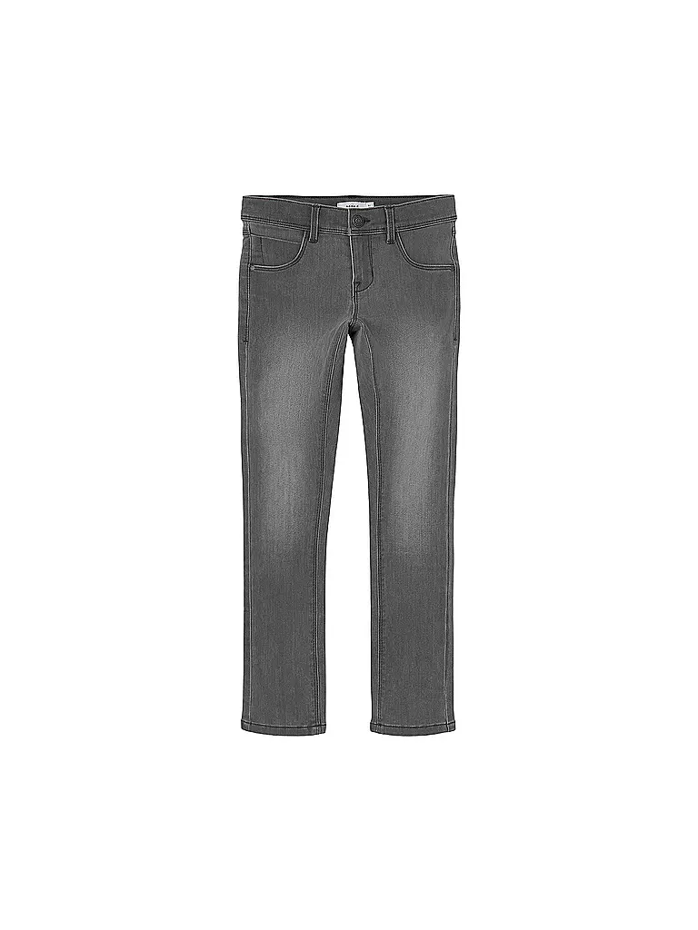 NAME IT | Mädchen Jeans Straight Fit SALLI | hellgrau