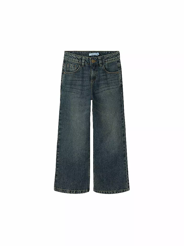 NAME IT | Mädchen Jeans Wide Fit NKFROSE | dunkelblau