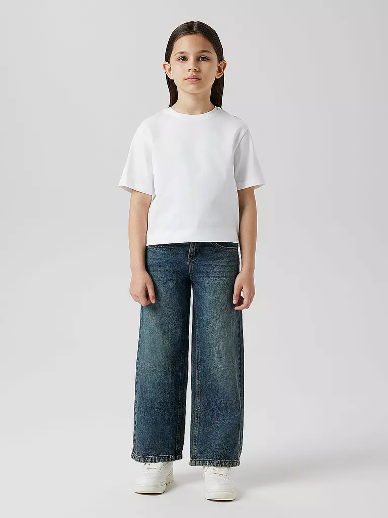 NAME IT | Mädchen Jeans Wide Fit NKFROSE | dunkelblau