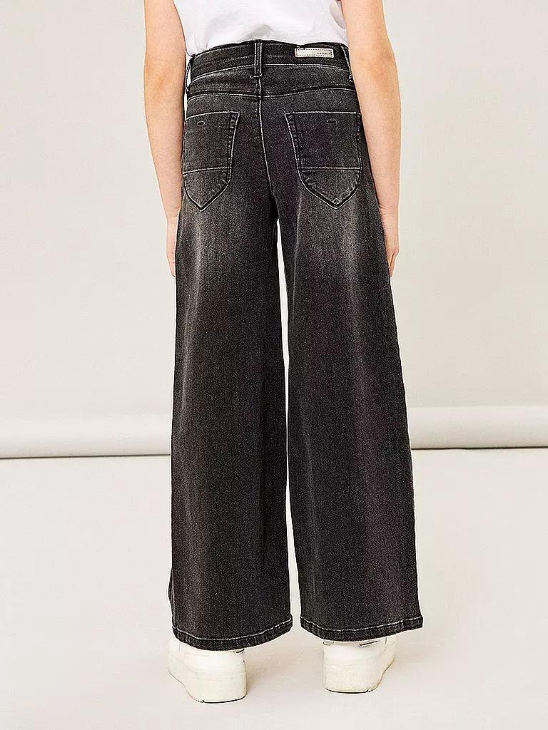 NAME IT | Mädchen Jeans Wide Leg NKFBELLA  | schwarz