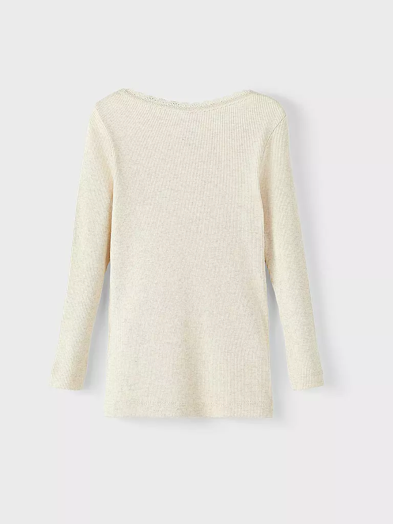 NAME IT | Mädchen Langarmshirt NMFKAB  | creme