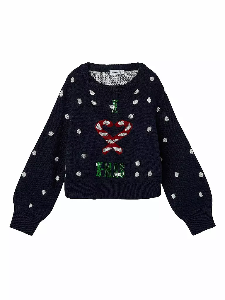 NAME IT | Mädchen Pullover NKFRIMERRY | dunkelblau
