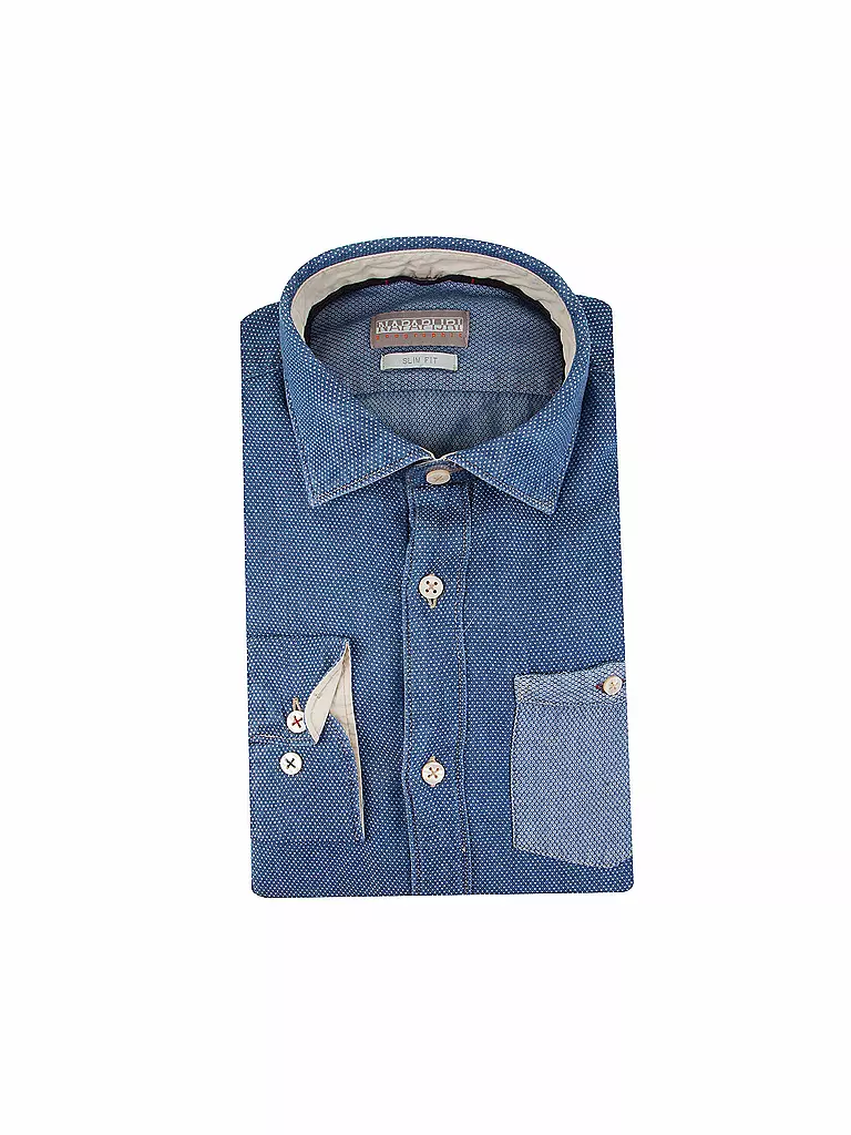 NAPAPIJRI | Hemd Slim-Fit "Glover" | blau