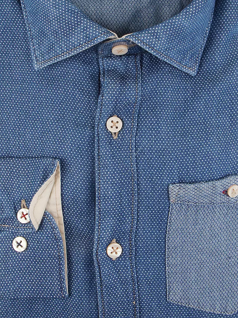 NAPAPIJRI | Hemd Slim-Fit "Glover" | blau
