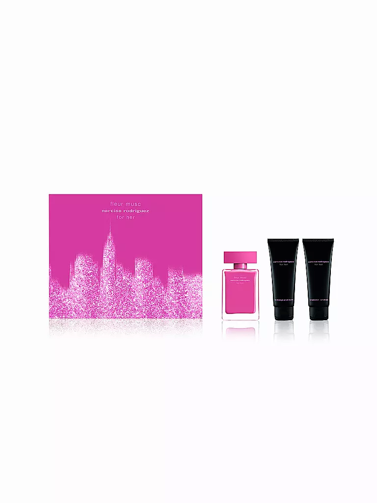 NARCISO RODRIGUEZ | Geschenkset - For Her Fleur Musc Eau de Parfum 50ml/2x75ml | 