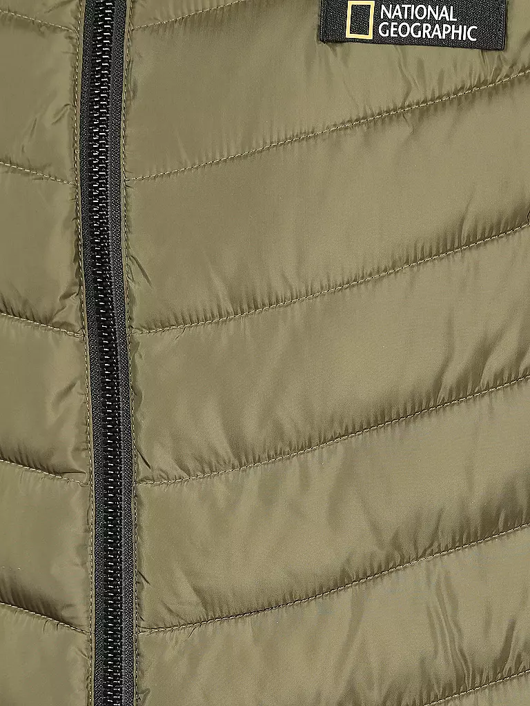 NATIONAL GEOGRAPHIC | Steppgilet | olive