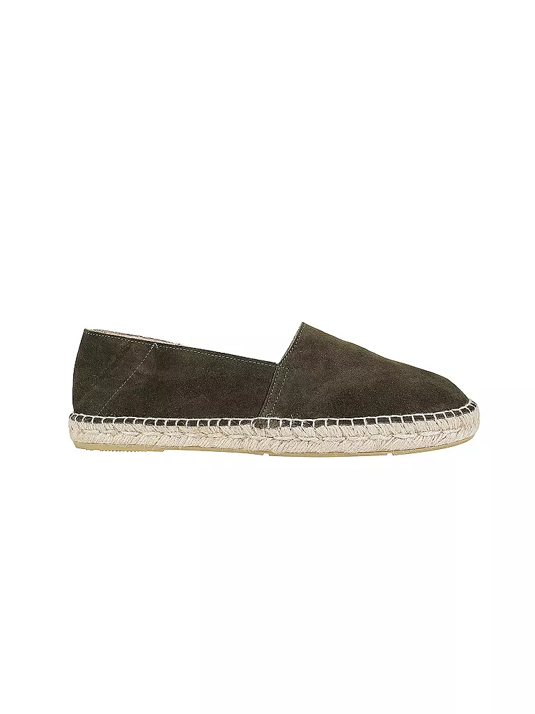 NATURAL WORLD | Espadrilles CAMPING SUEDE | olive