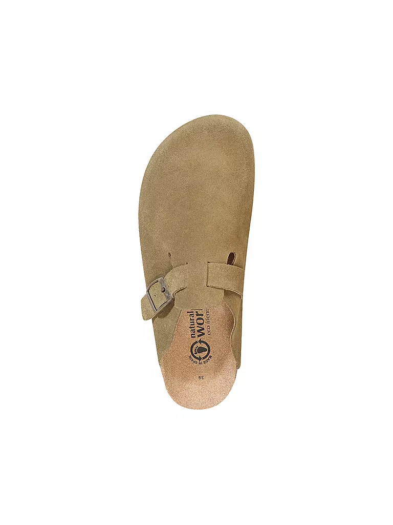 NATURAL WORLD | Pantolette HERA | camel
