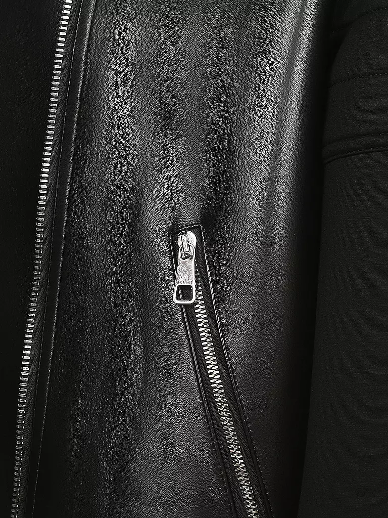NEIL BARRETT | Lederjacke | schwarz