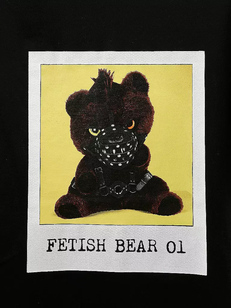 NEIL BARRETT | T-Shirt "Fetish Bear 0.2" | schwarz