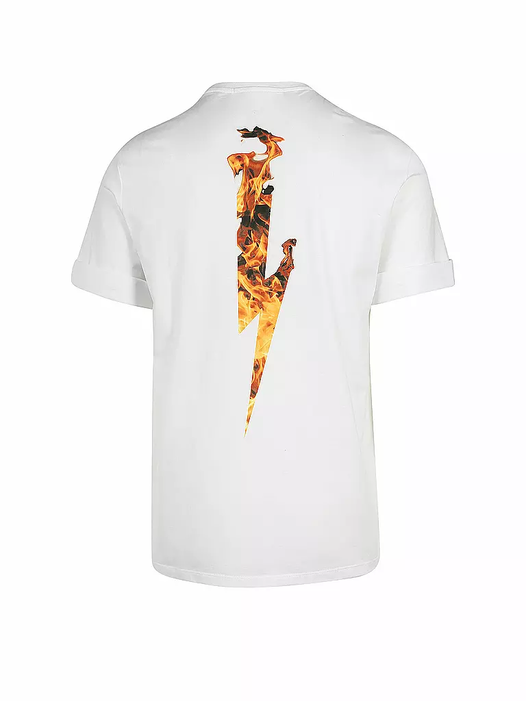 NEIL BARRETT | T-Shirt "Thunderbolt" | weiß