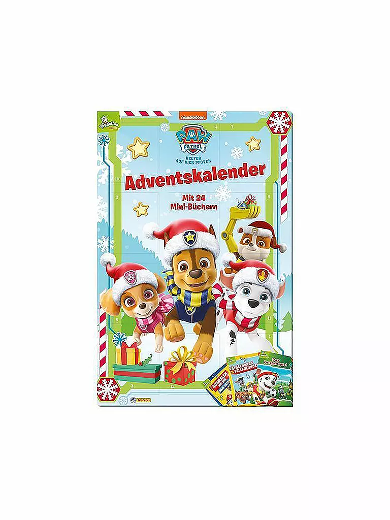 NELSON VERLAG | PAW Patrol Minibuch-Adventskalender | keine Farbe