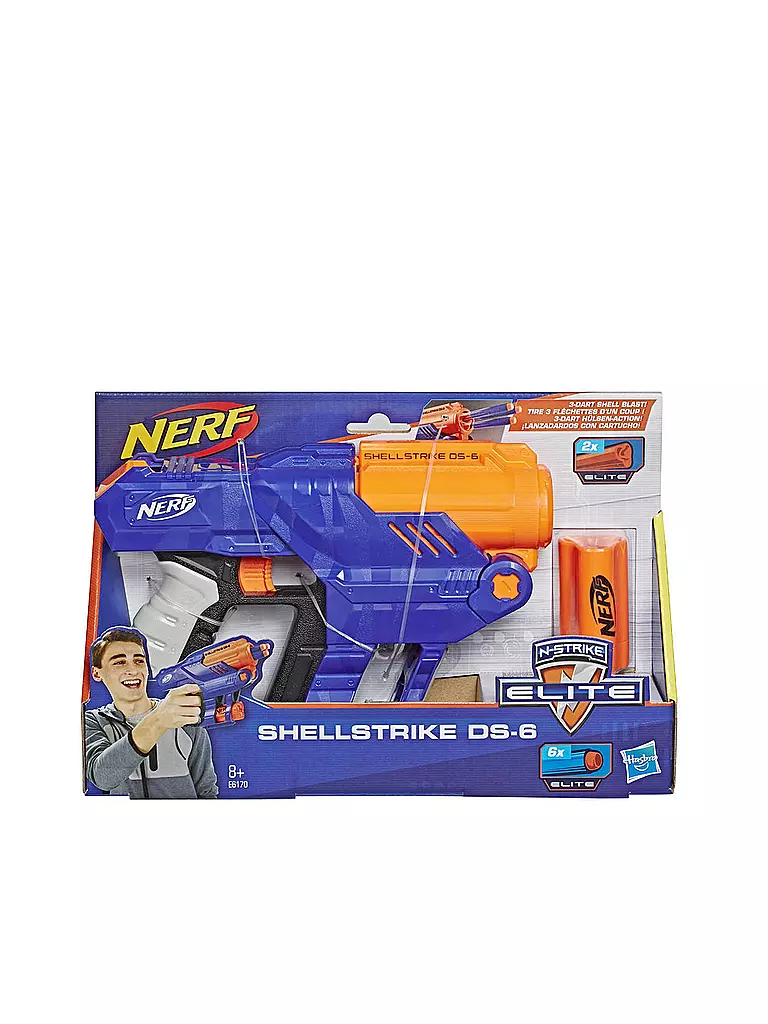 NERF | Nerf Elite Shellstrike DS-6 Blaster  | keine Farbe