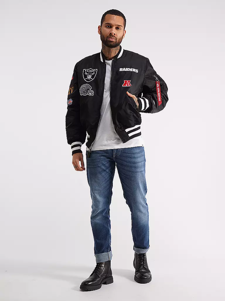 NEW ERA | Blouson NFL RAIDERS | schwarz