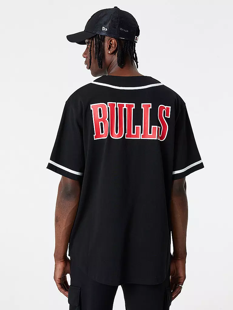 NEW ERA | T-Shirt NBA BASEBALL JERSEY | schwarz