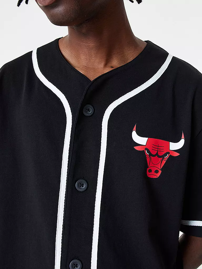 NEW ERA | T-Shirt NBA BASEBALL JERSEY | schwarz