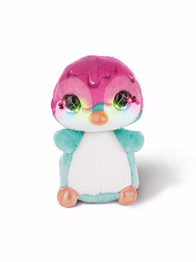 NICI | Flashies Kuscheltier Sirup Pinguin Deezy Crazy 12cm | transparent