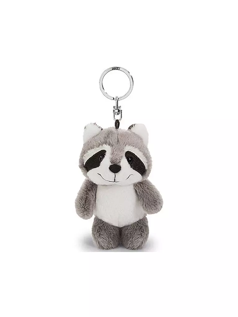 NICI | Forest Friends Waschbär Rod Schlüsselanhänger 10cm | transparent