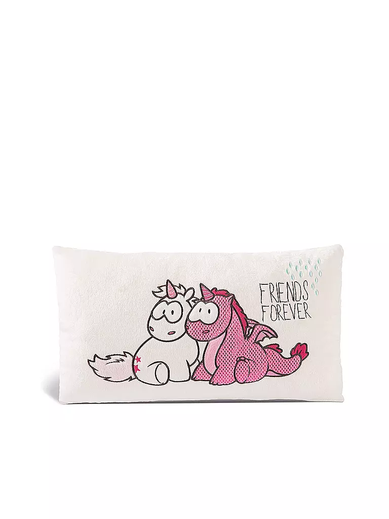 NICI | Kissen Einhorn Drache Ruby de la Rosa 43 x 25 cm | keine Farbe