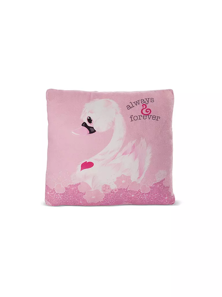 NICI | Kissen Love Schwan Weiss | rosa