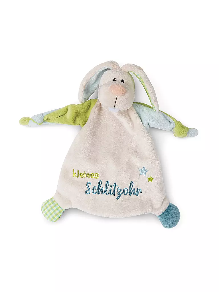 NICI | Schmusetuch - Hase - Kleines Schlitzohr | creme