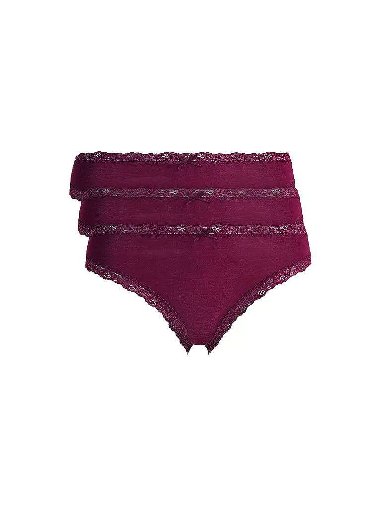 NINA VON C | Jazzpants 3er-Pkg tinto rosso | dunkelrot