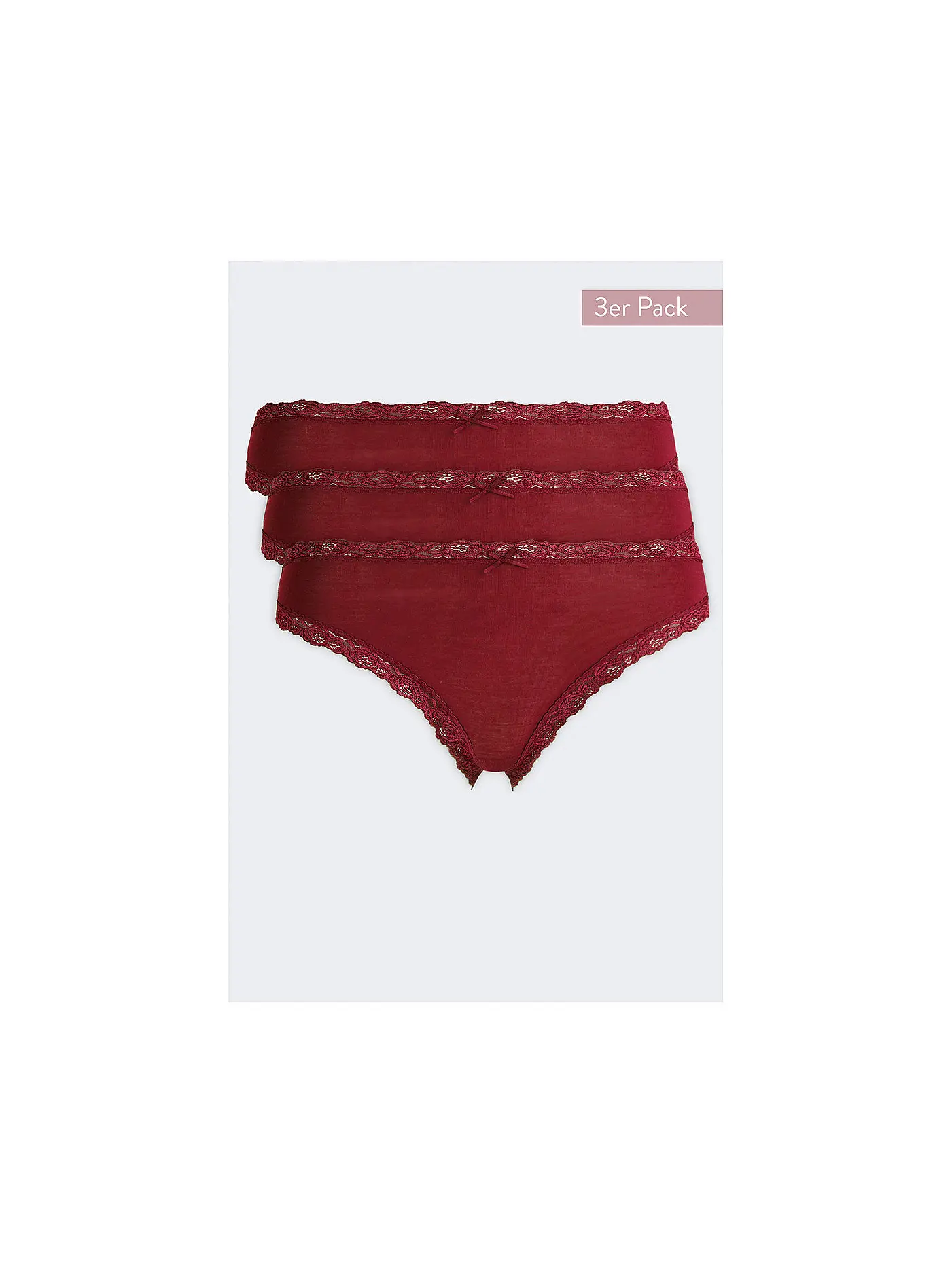 NINA VON C | Jazzpants 3er-Pkg. | rot