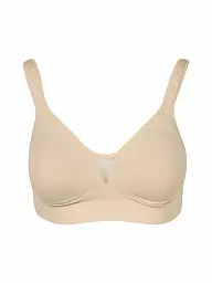 NINA VON C | Wellness BH ohne Bügel Cotton Shape Caramel | beige