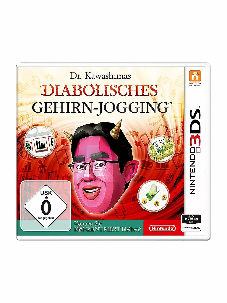 NINTENDO 3DS | Dr. Kawashimas Diabolisches Gehirnjogging  | transparent