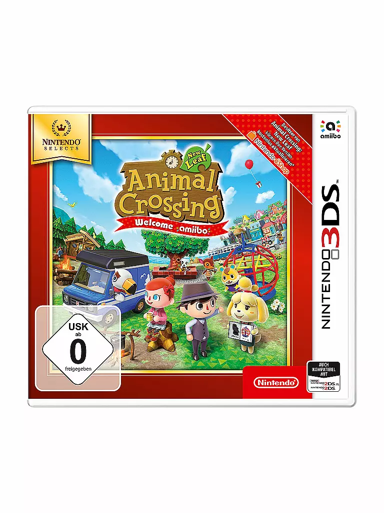 NINTENDO 3DS | Nintendo Selects - Animal Crossing - New Leaf - Welcome amiibo | transparent
