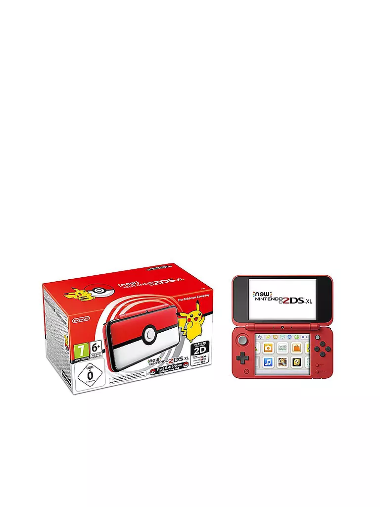 NINTENDO DS | New Nintendo 2DS XL Konsole Poke Ball Edition | rot