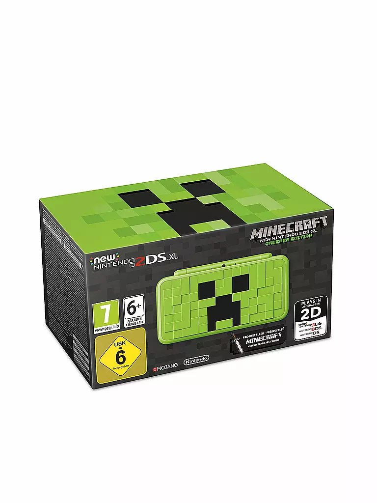 NINTENDO DS | Nintendo New 2DS XL - Konsole Creeper Edition | grün