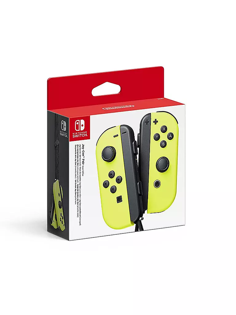 NINTENDO SWITCH | Joy-Con 2er-Set Neon-Gelb | transparent