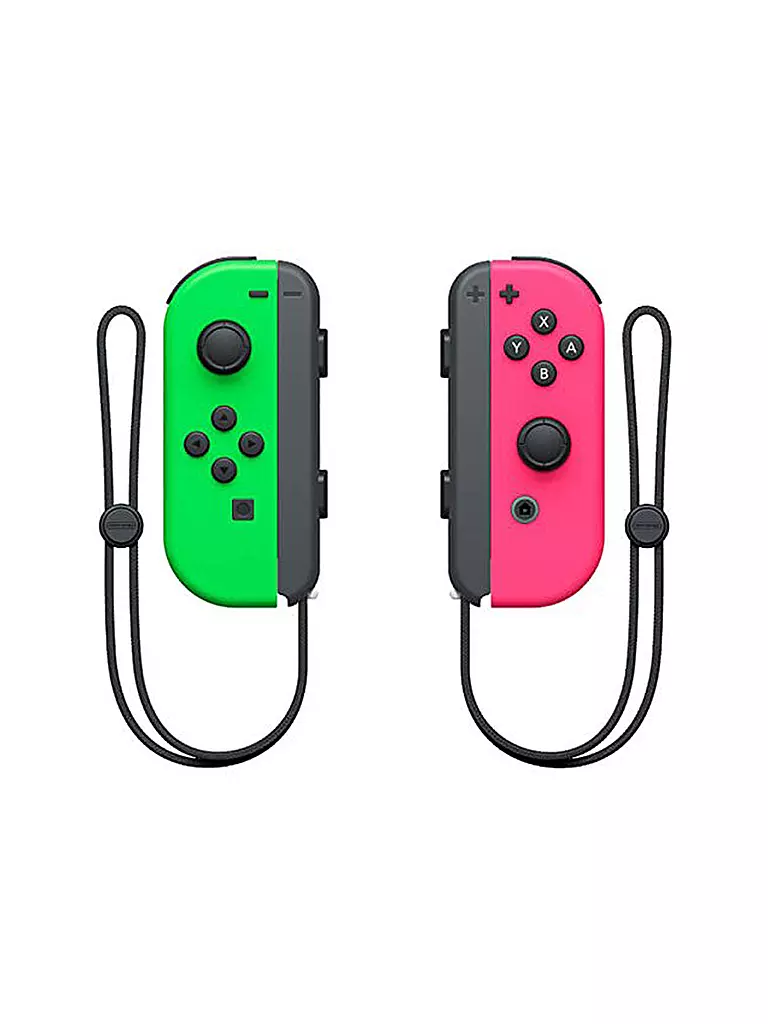 Nintendo Switch Joy Con 2er Set Angebot NINTENDO SWITCH Joy-Con 2er-Set Neon-Grün/Neon-Pink keine Farbe