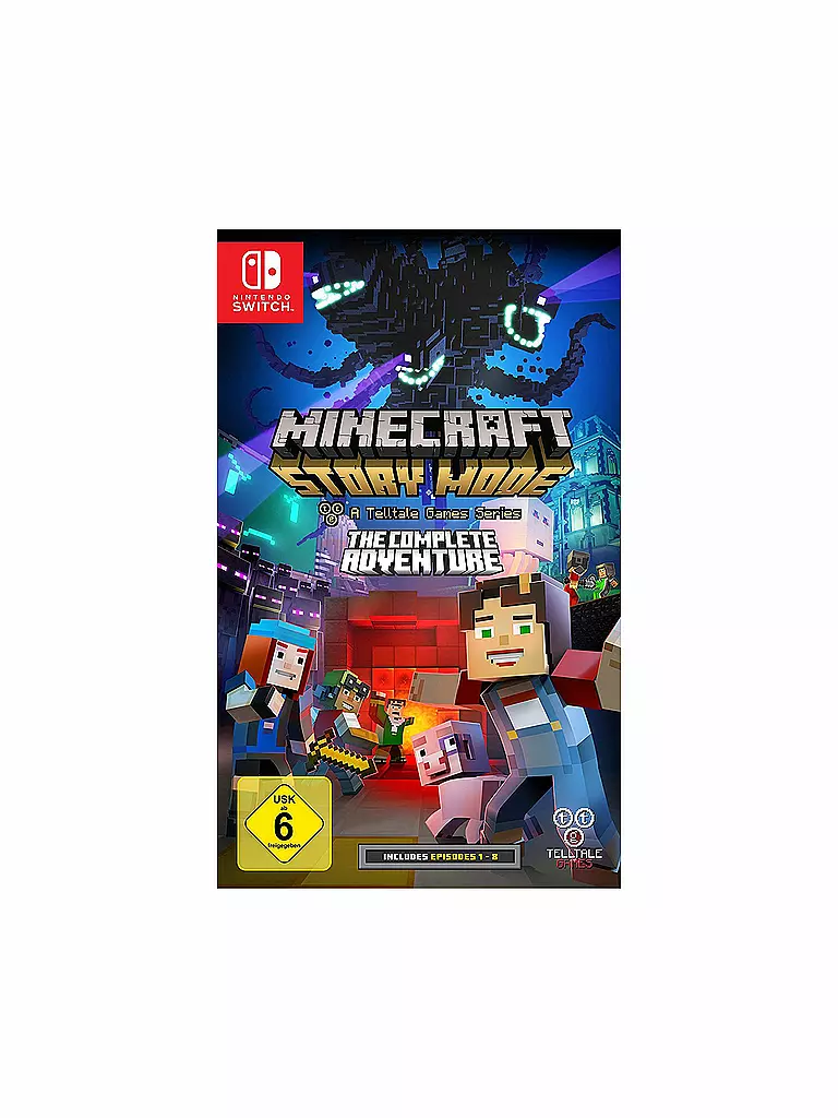 NINTENDO SWITCH | Minecraft Story Mode - The Complete Adventure  | transparent