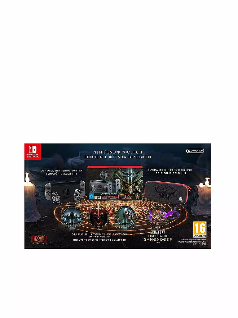 NINTENDO SWITCH | Nintendo Switch Diablo III Limited Edition | transparent