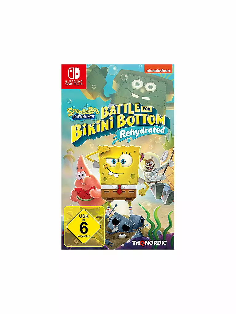 NINTENDO SWITCH | Spongebob SquarePants - Battle for Bikini Bottom | transparent