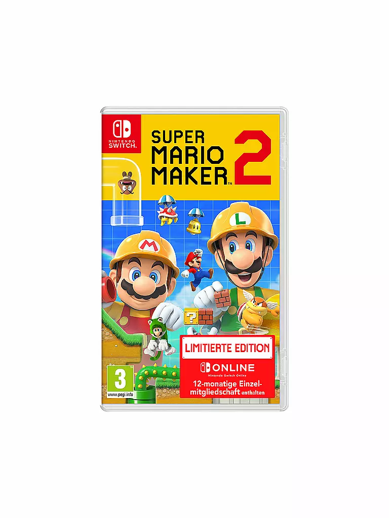 NINTENDO SWITCH | Super Mario Maker 2 Limitierte Edition | transparent
