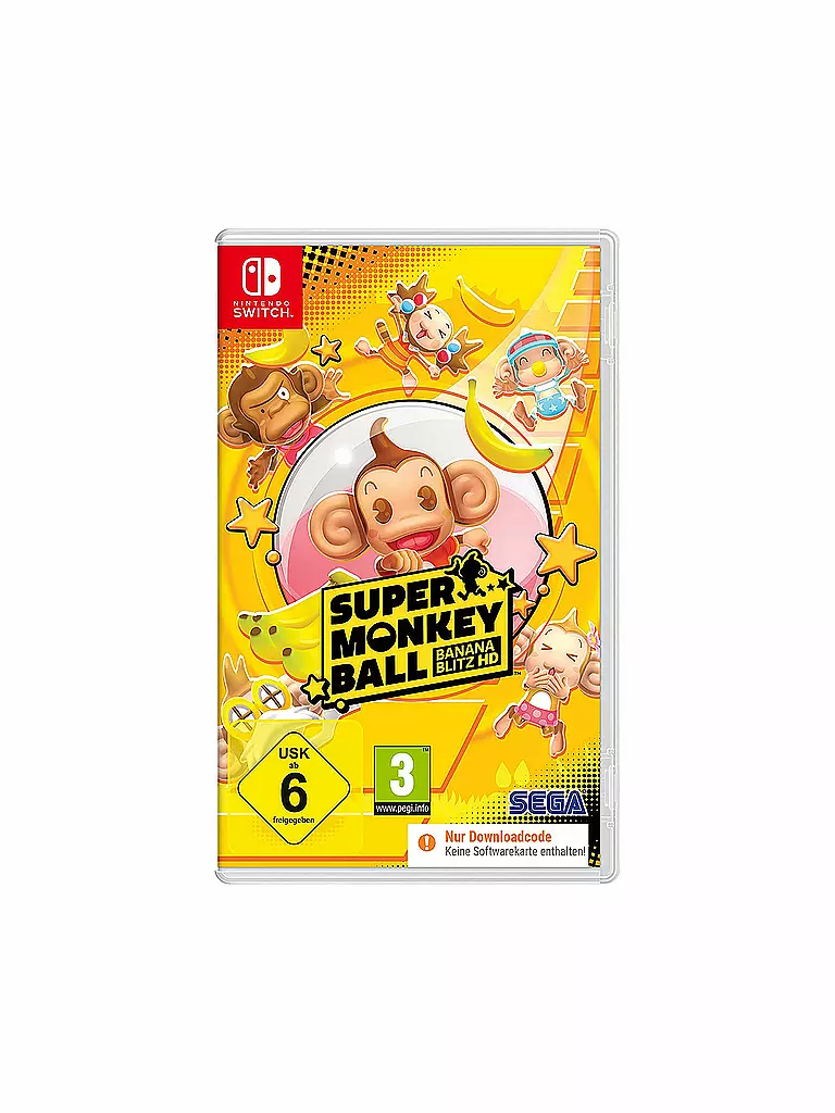 NINTENDO SWITCH | Super Monkey Ball Banana Blitz HD (Code in a Box) | keine Farbe