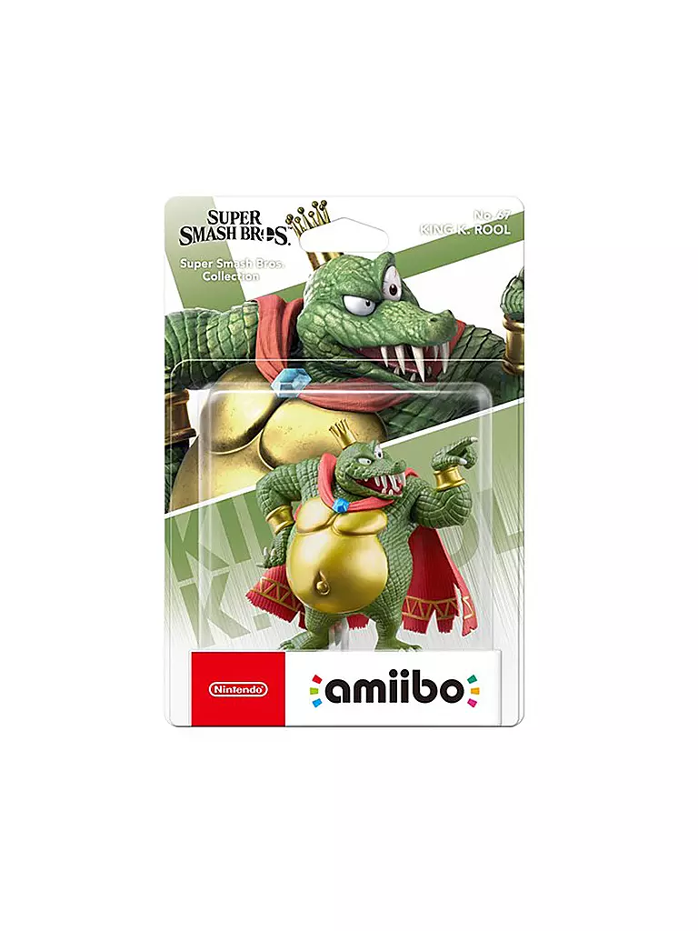 NINTENDO WII U | amiibo King K Rool Super - Super Smash Bros Ultimate | transparent