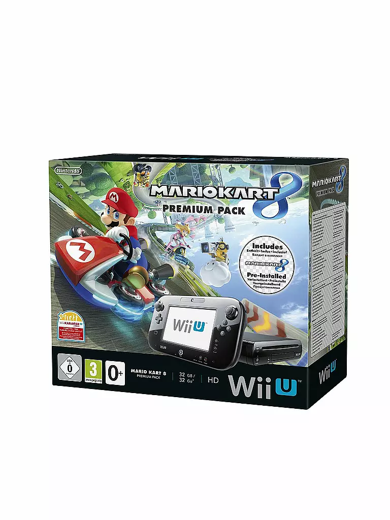 NINTENDO WII U | Konsole inkl. Mario Kart 8 Pack - Special Edition | 