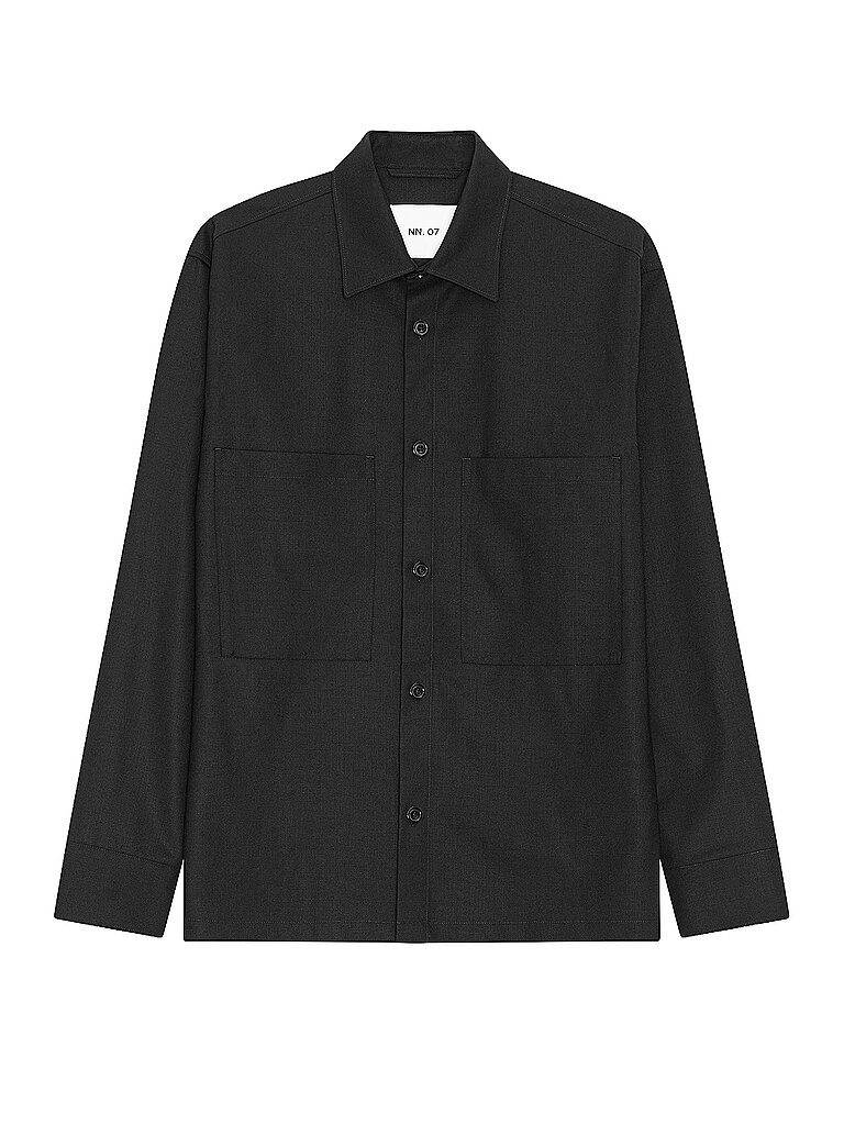 NN.07 Overshirt FREDDY schwarz | M