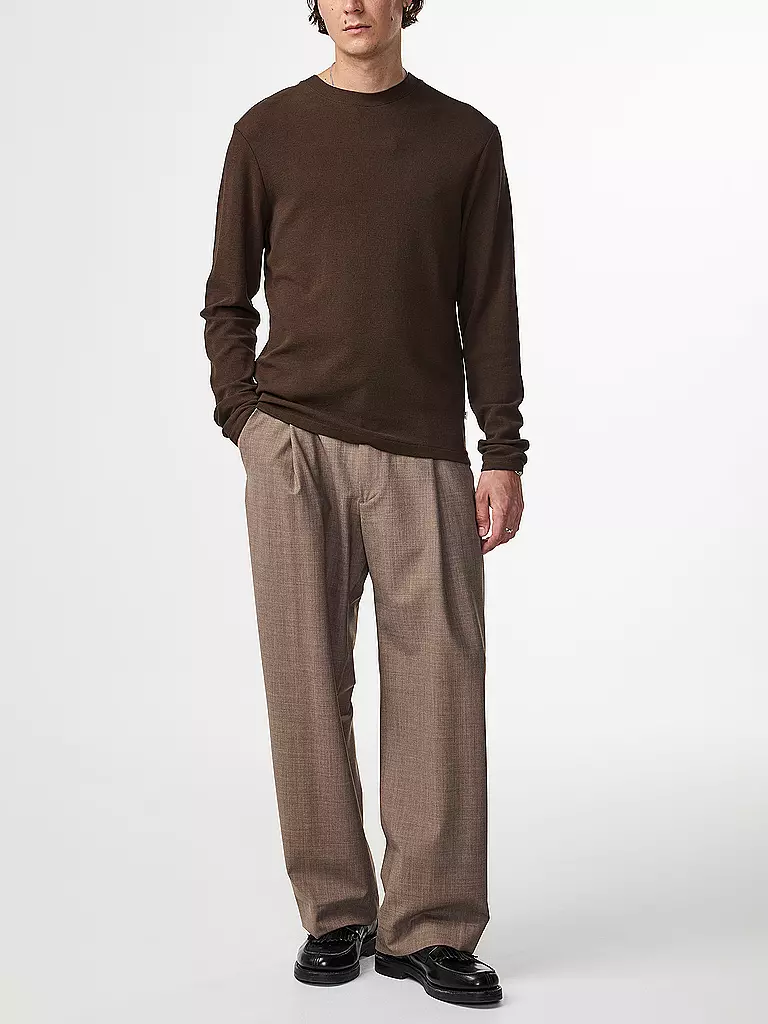 NN.07 | Langarmshirt CLIVE | braun