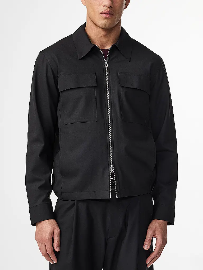 NN.07 | Overshirt ALBAN 1088 | schwarz