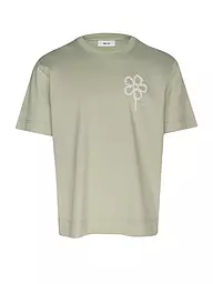 NN.07 | T-Shirt PEDRO EMB | hellgrün