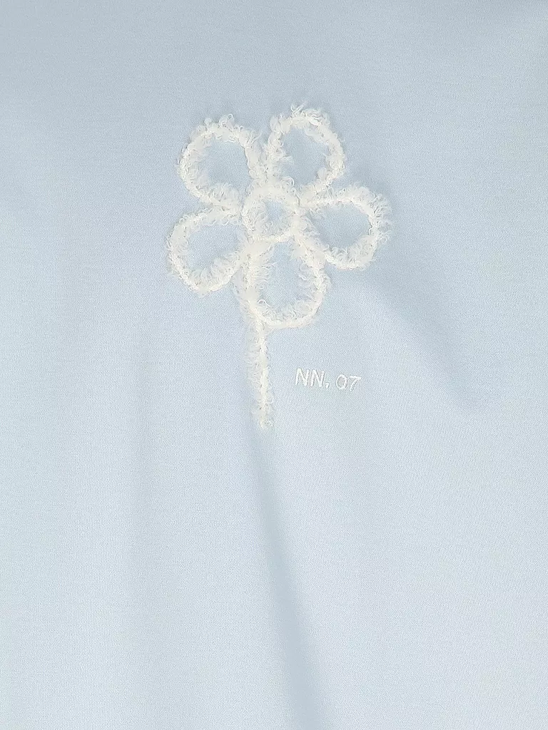 NN.07 | T-Shirt PEDRO EMB | hellgrün