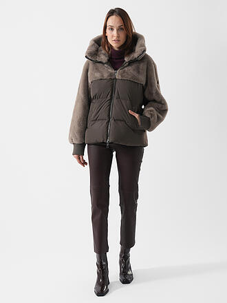 NO.1 COMO | Steppjacke in Felloptik ZUMA