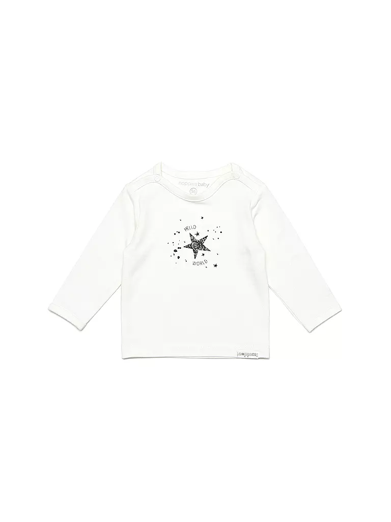 NOPPIES | Baby Langarmshirt Lux | weiß