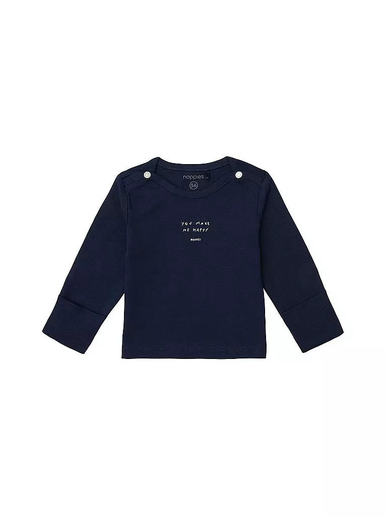 NOPPIES | Baby Langarmshirt NEISSE  | dunkelblau