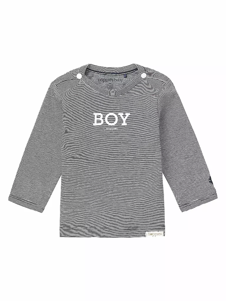 NOPPIES | Baby Langarmshirt NEWMAN | blau